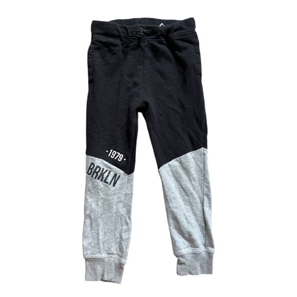 Youth Boys H&M Two Tone Brooklyn Pull On Joggers Pants - Sz 5/6 - Picture 1 of 1